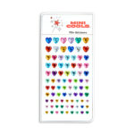 Mini Cools. 75+ Αυτοκόλλητα σε σχήμα Καρδούλα