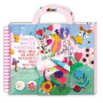 AVENIR Magic Water Painting – Magic Garden, Βιβλίο Μαγικής Ζωγραφικής με Μαρκαδόρο Νερού